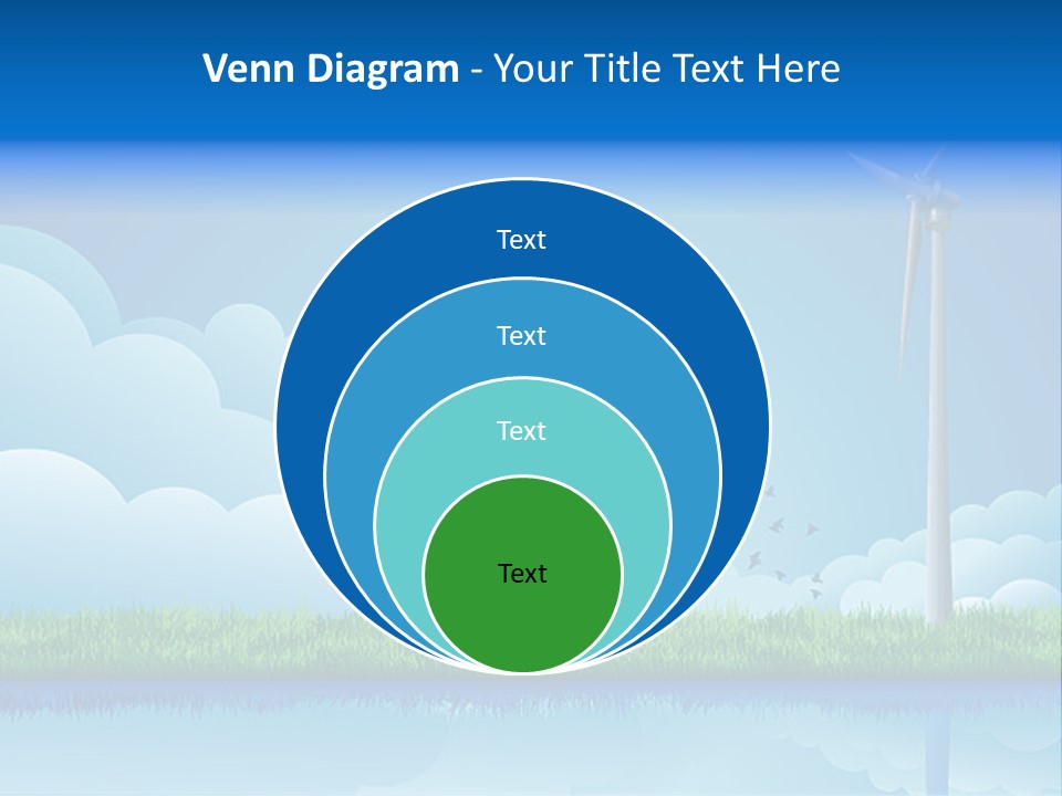 Grass Warming Striped PowerPoint Template
