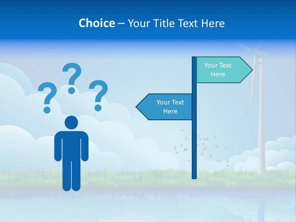 Grass Warming Striped PowerPoint Template