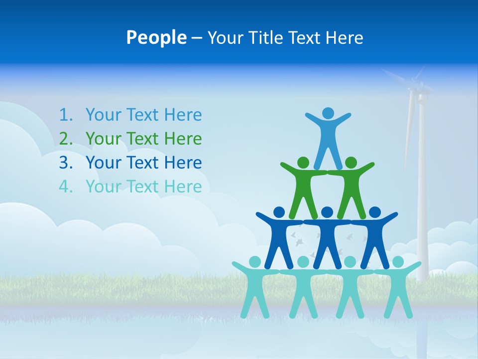 Grass Warming Striped PowerPoint Template