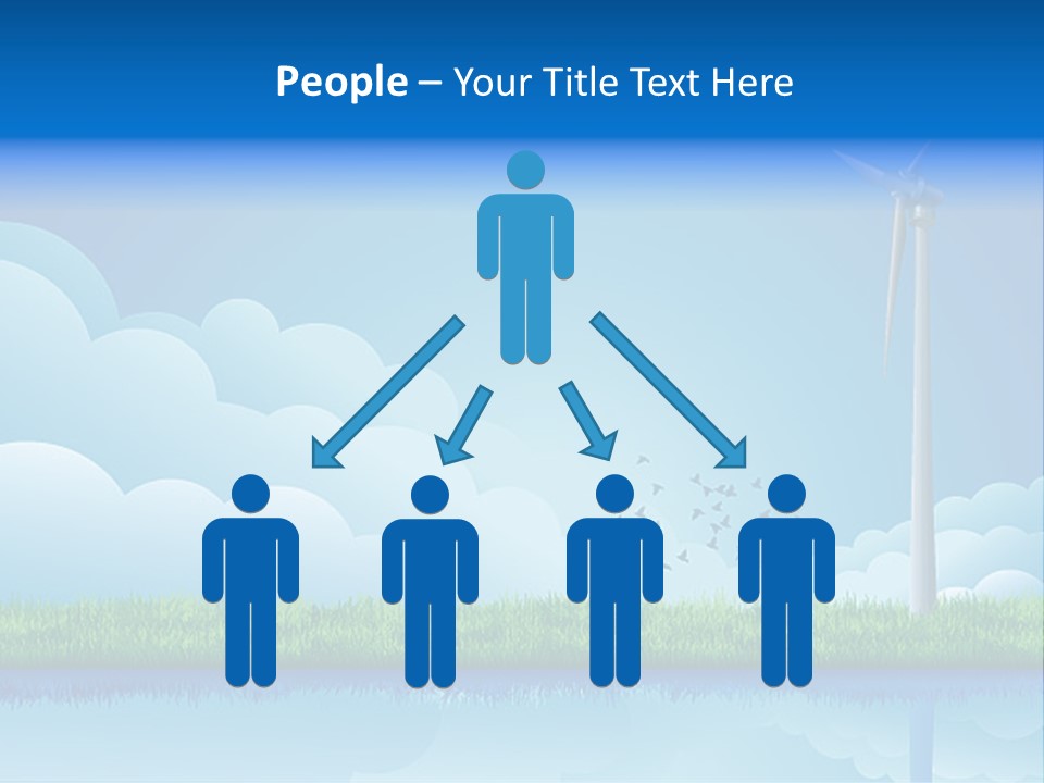 Grass Warming Striped PowerPoint Template