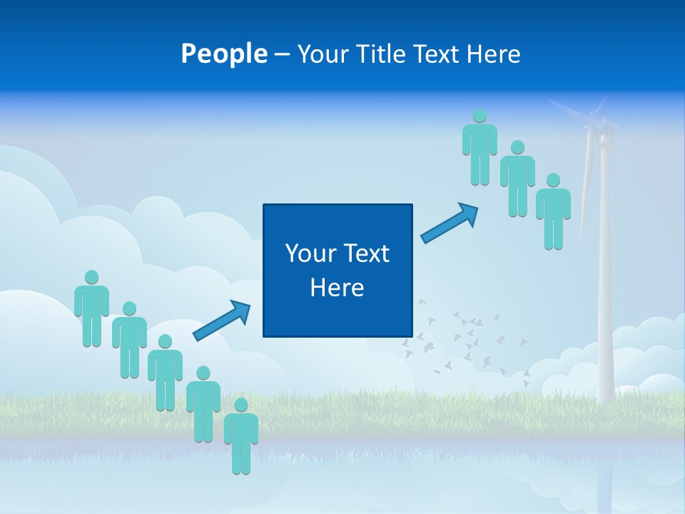 Grass Warming Striped PowerPoint Template