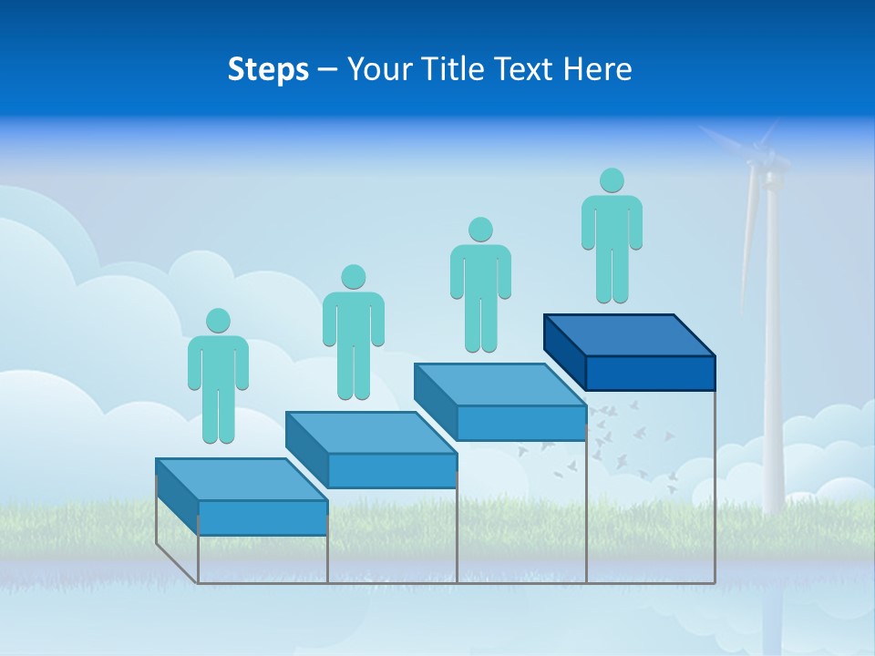 Grass Warming Striped PowerPoint Template