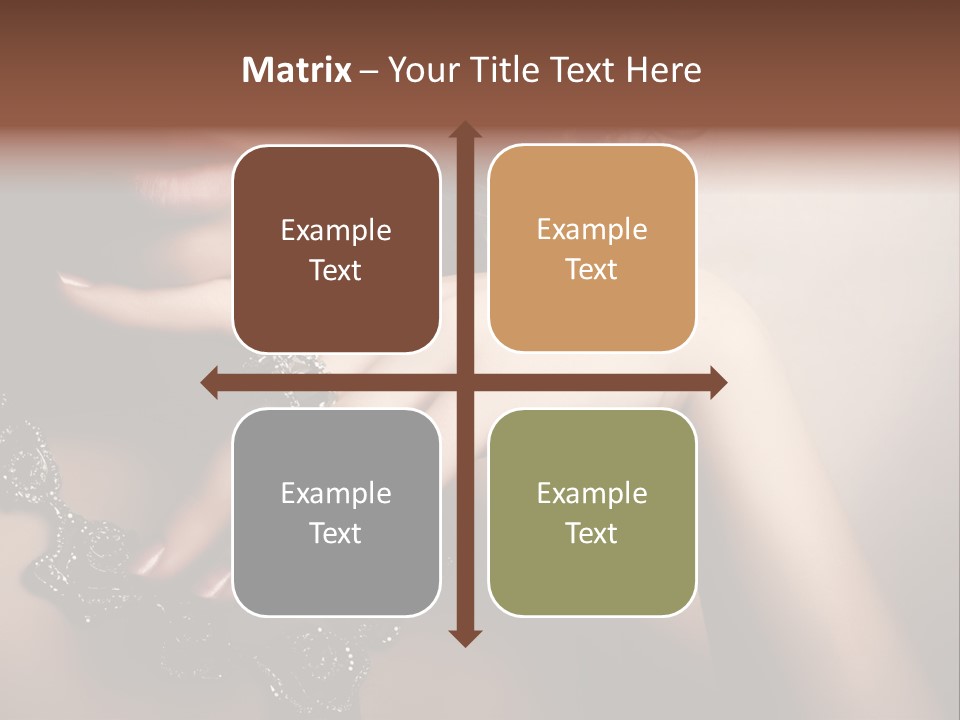 Gem Cosmetics Person PowerPoint Template