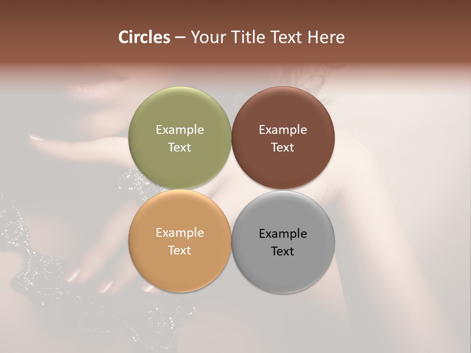 Gem Cosmetics Person PowerPoint Template