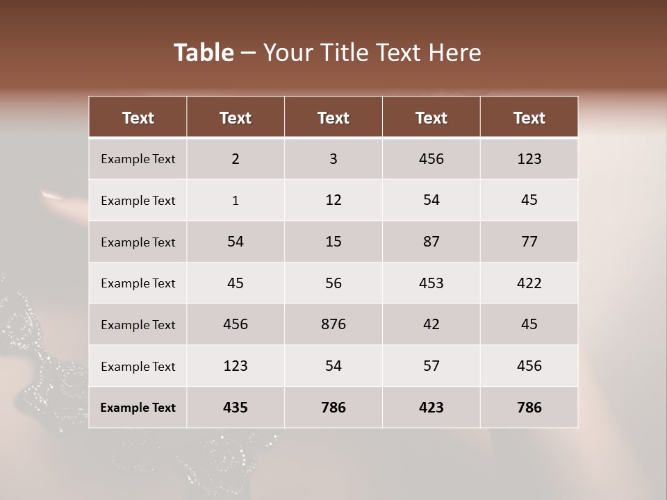 Gem Cosmetics Person PowerPoint Template