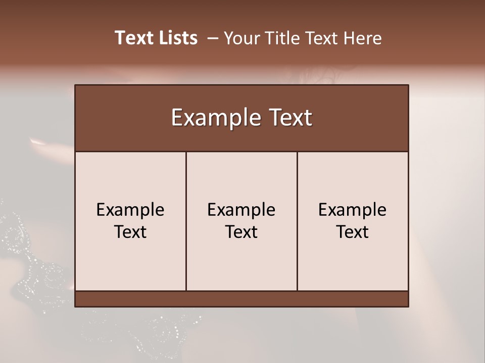 Gem Cosmetics Person PowerPoint Template