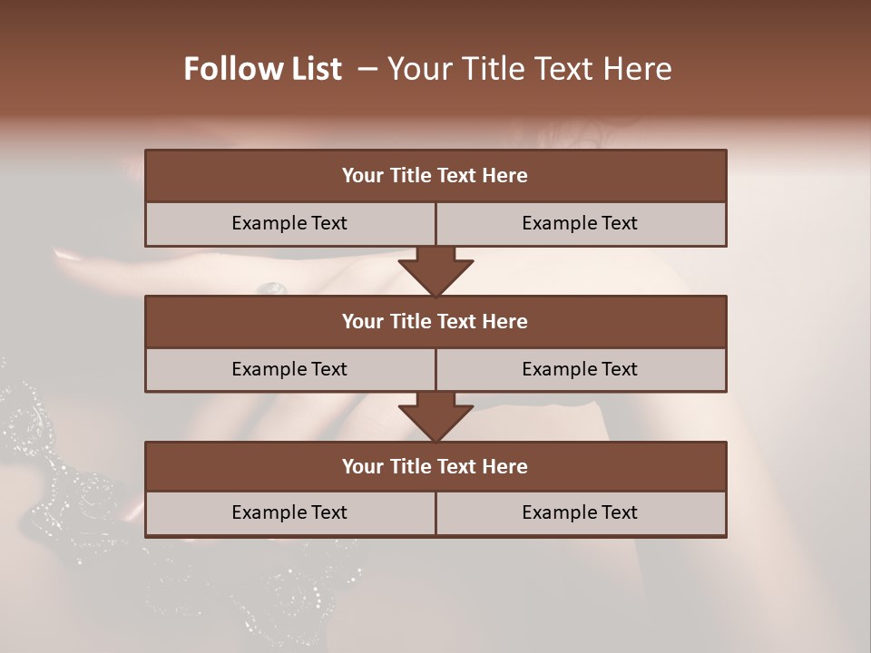 Gem Cosmetics Person PowerPoint Template