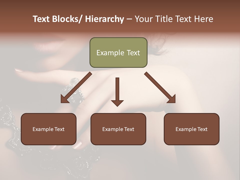 Gem Cosmetics Person PowerPoint Template