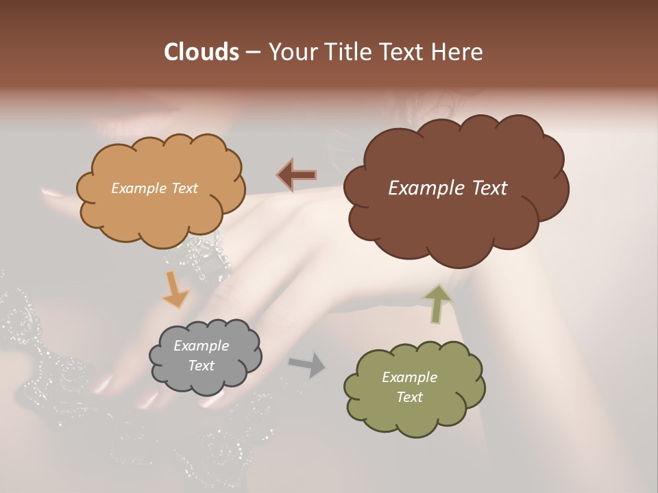Gem Cosmetics Person PowerPoint Template