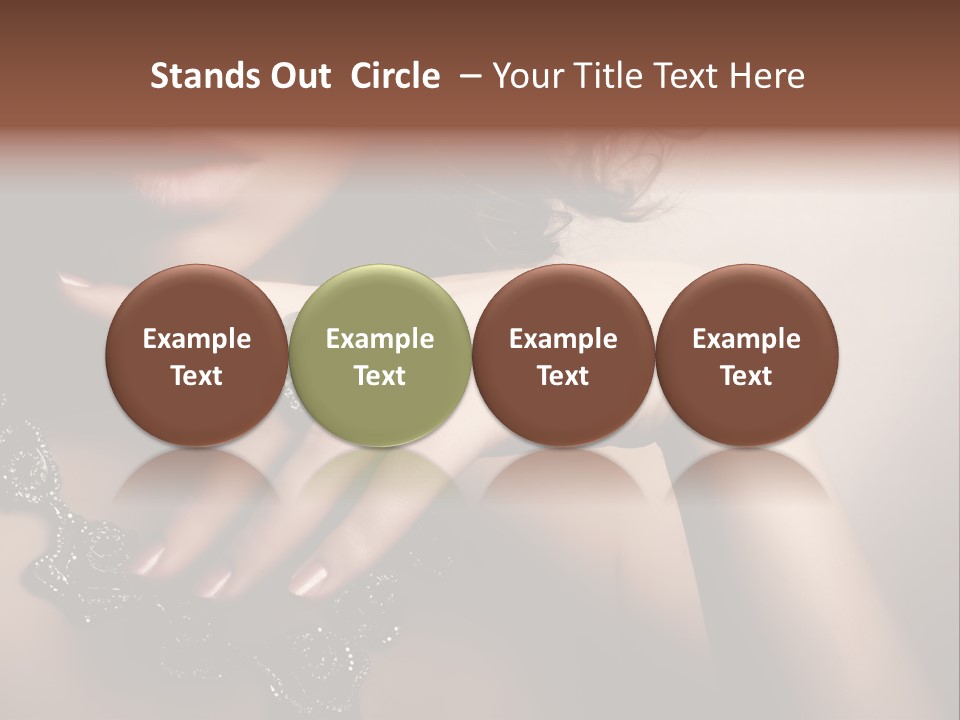 Gem Cosmetics Person PowerPoint Template