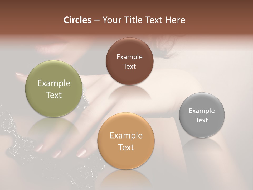 Gem Cosmetics Person PowerPoint Template