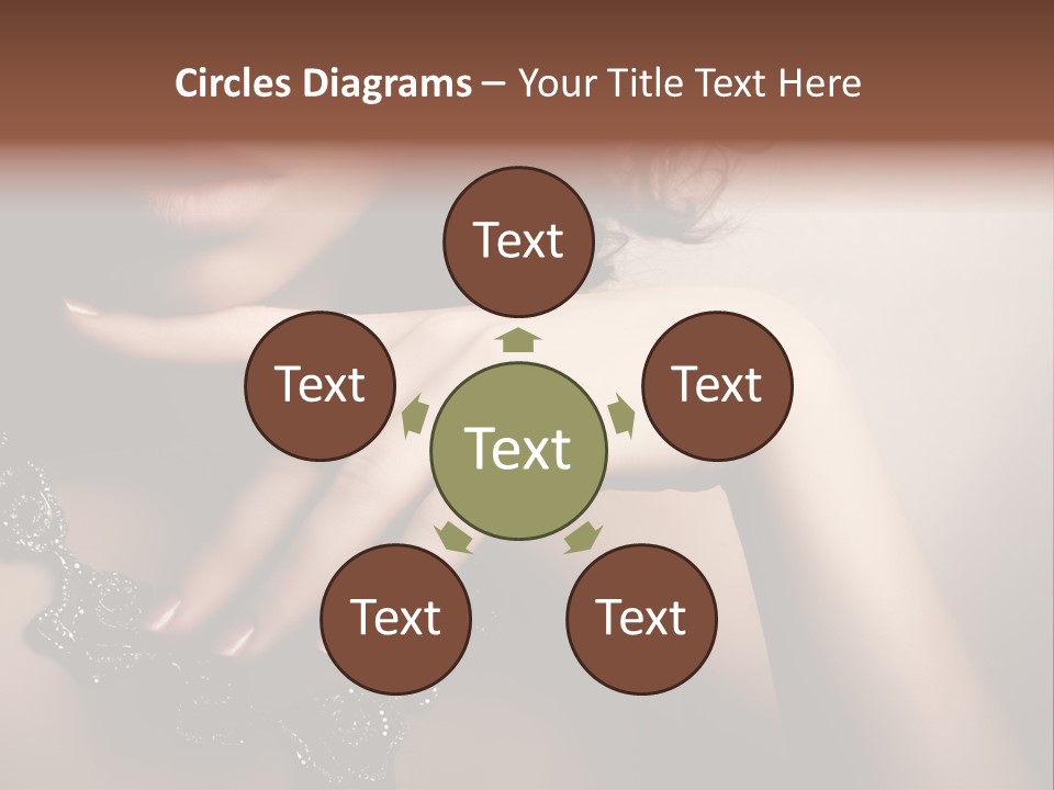 Gem Cosmetics Person PowerPoint Template