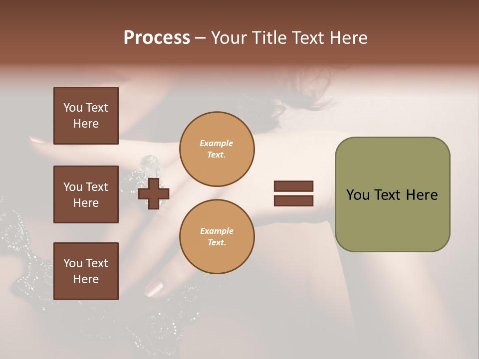 Gem Cosmetics Person PowerPoint Template