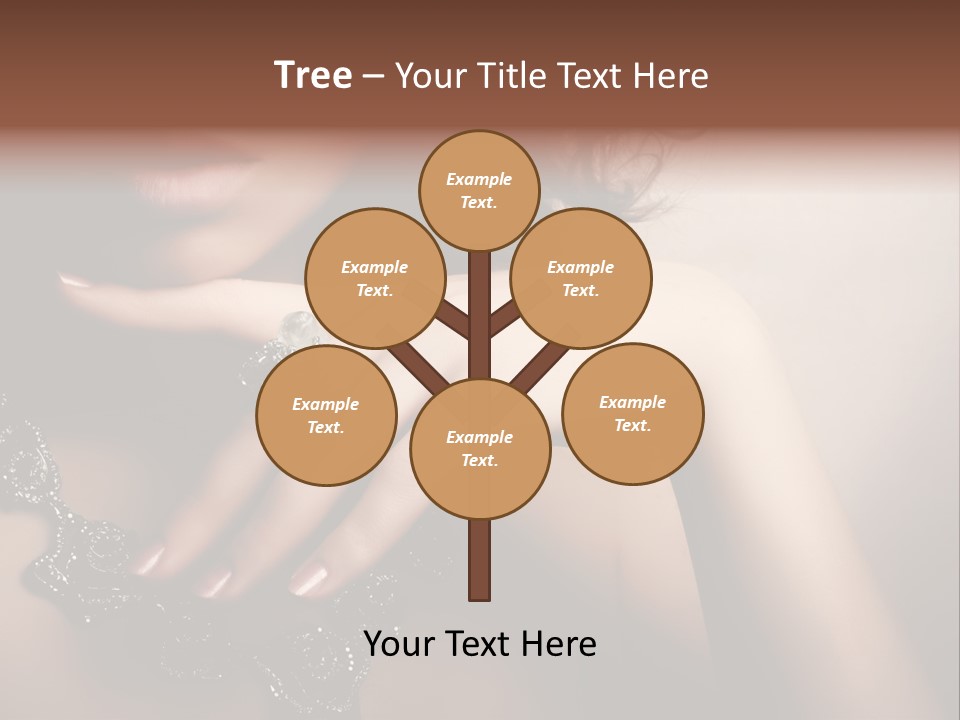 Gem Cosmetics Person PowerPoint Template