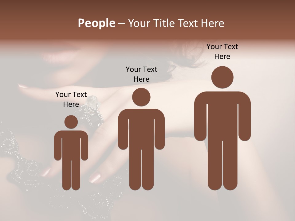 Gem Cosmetics Person PowerPoint Template