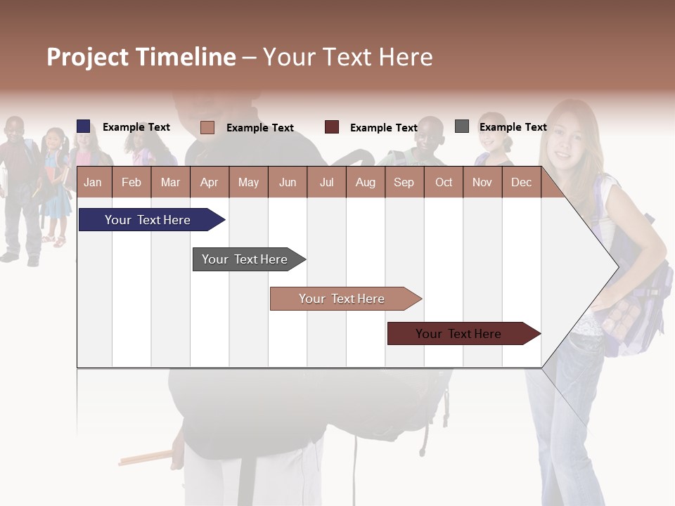 Sharing American Teen PowerPoint Template