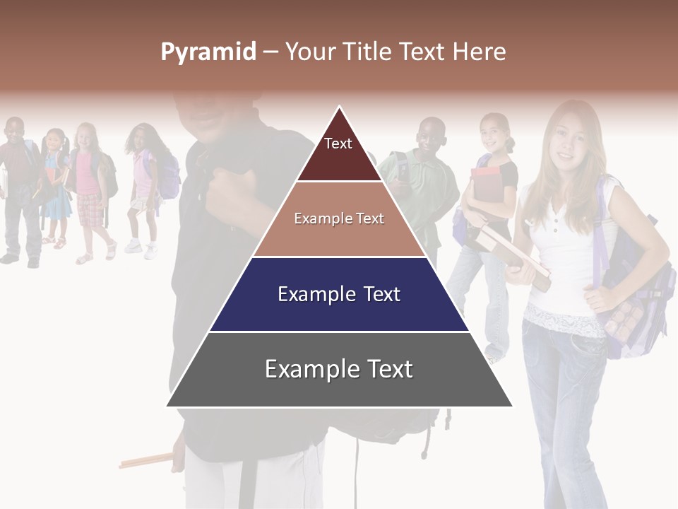 Sharing American Teen PowerPoint Template