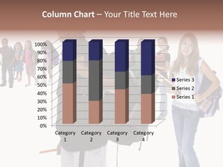 Sharing American Teen PowerPoint Template