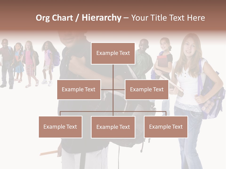 Sharing American Teen PowerPoint Template