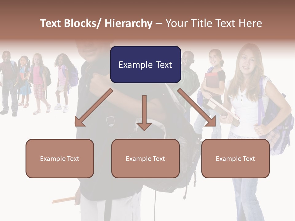 Sharing American Teen PowerPoint Template