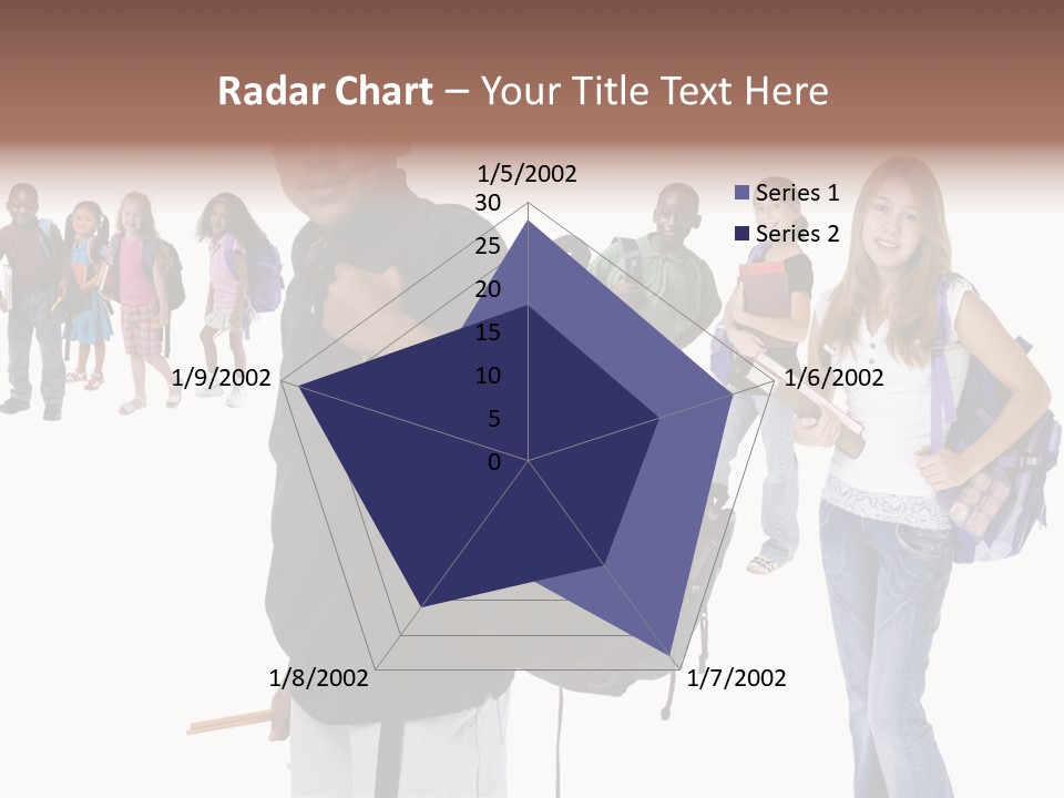 Sharing American Teen PowerPoint Template