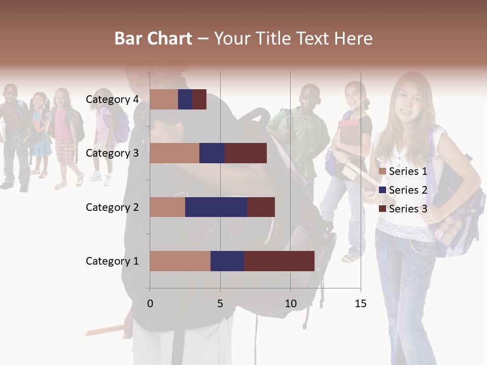 Sharing American Teen PowerPoint Template