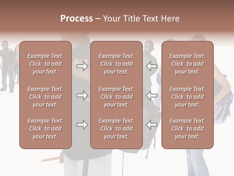 Sharing American Teen PowerPoint Template