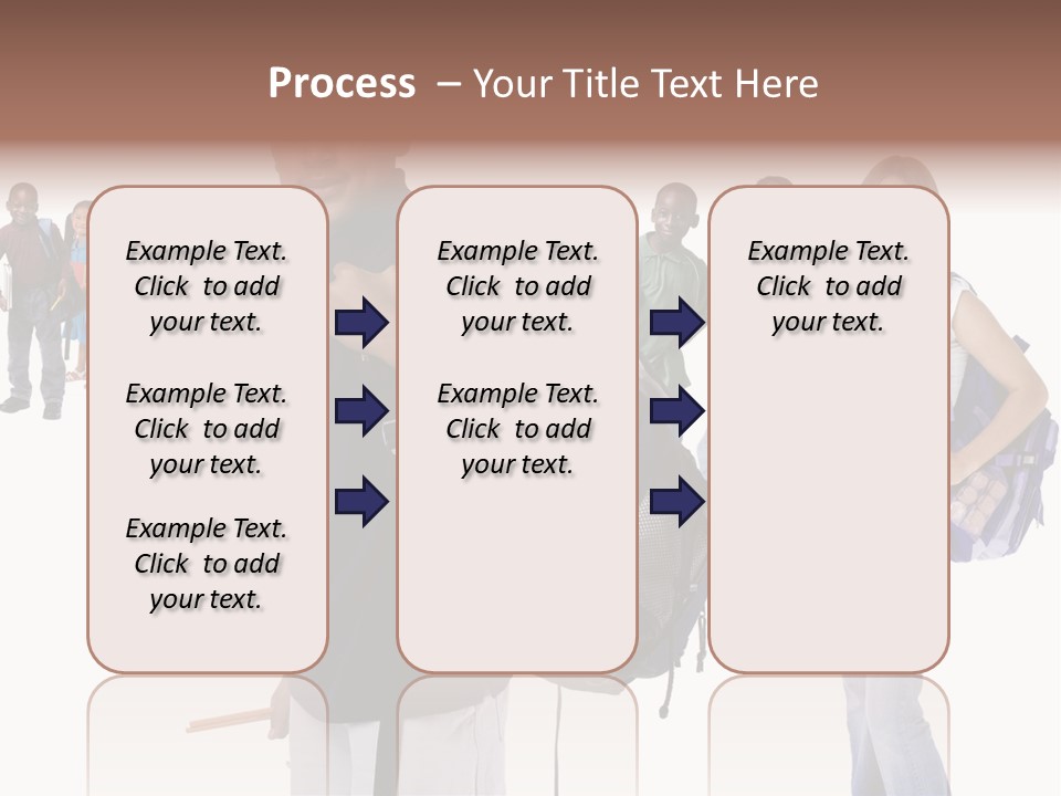 Sharing American Teen PowerPoint Template
