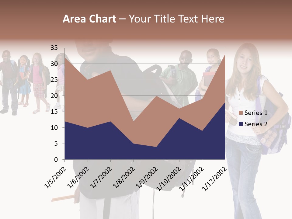 Sharing American Teen PowerPoint Template