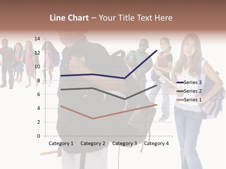 Sharing American Teen PowerPoint Template