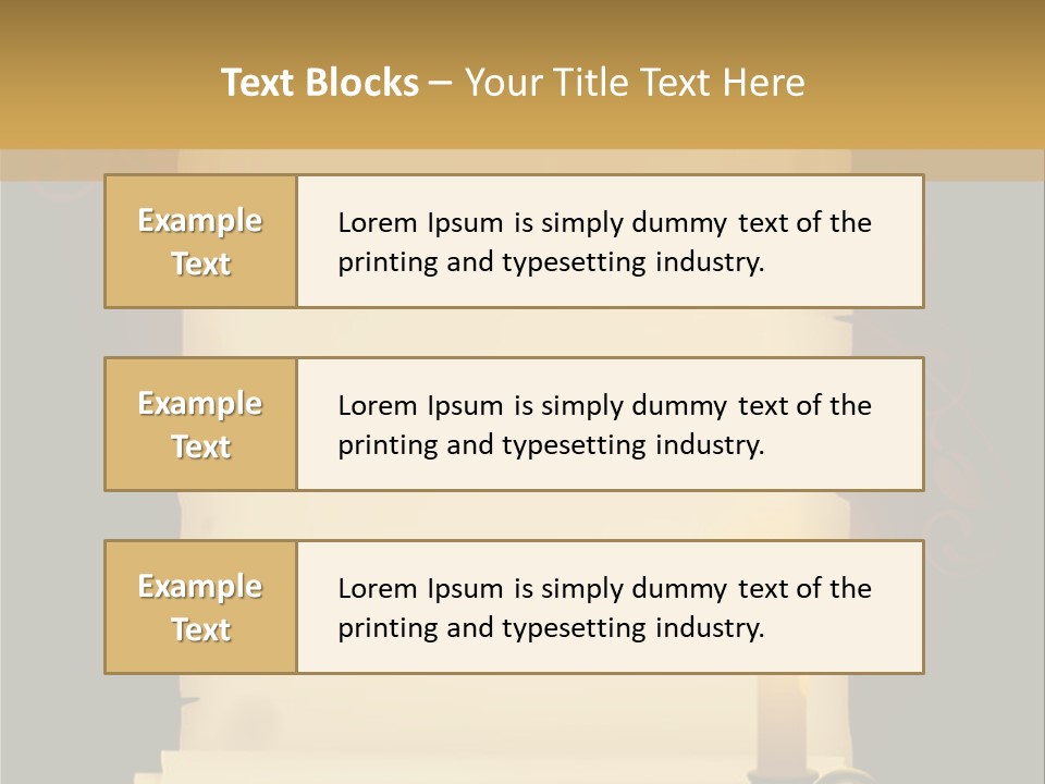 Event Roll Caption PowerPoint Template