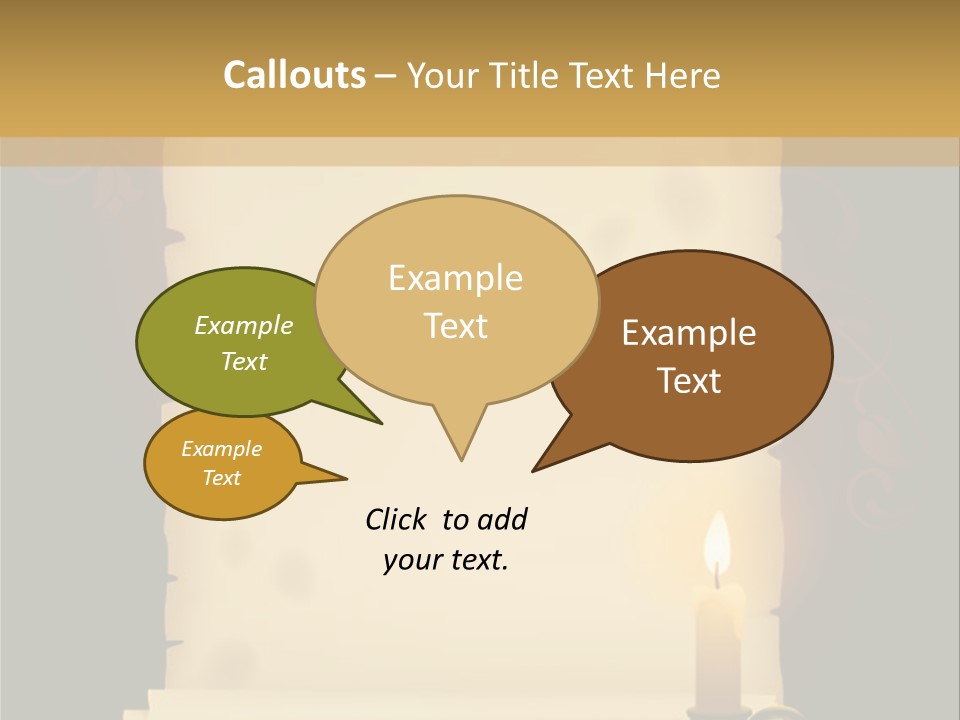 Event Roll Caption PowerPoint Template