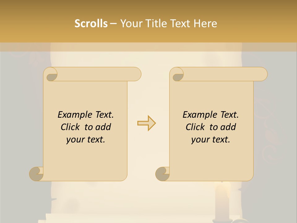 Event Roll Caption PowerPoint Template