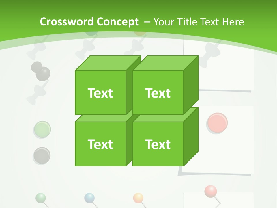 A Bunch Of Different Colored Balls On A White Surface PowerPoint Template