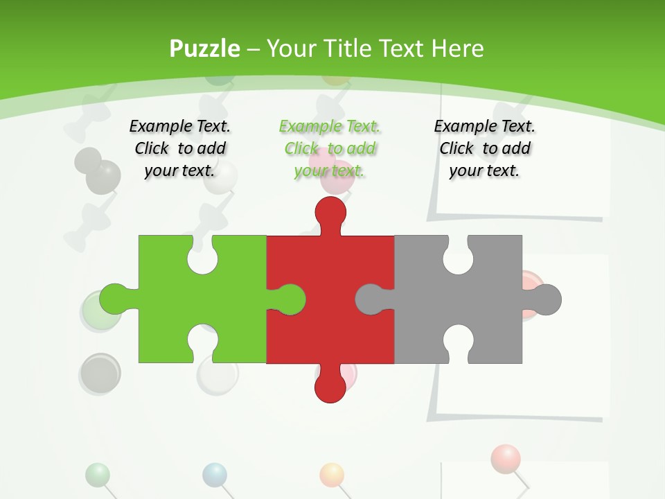 A Bunch Of Different Colored Balls On A White Surface PowerPoint Template