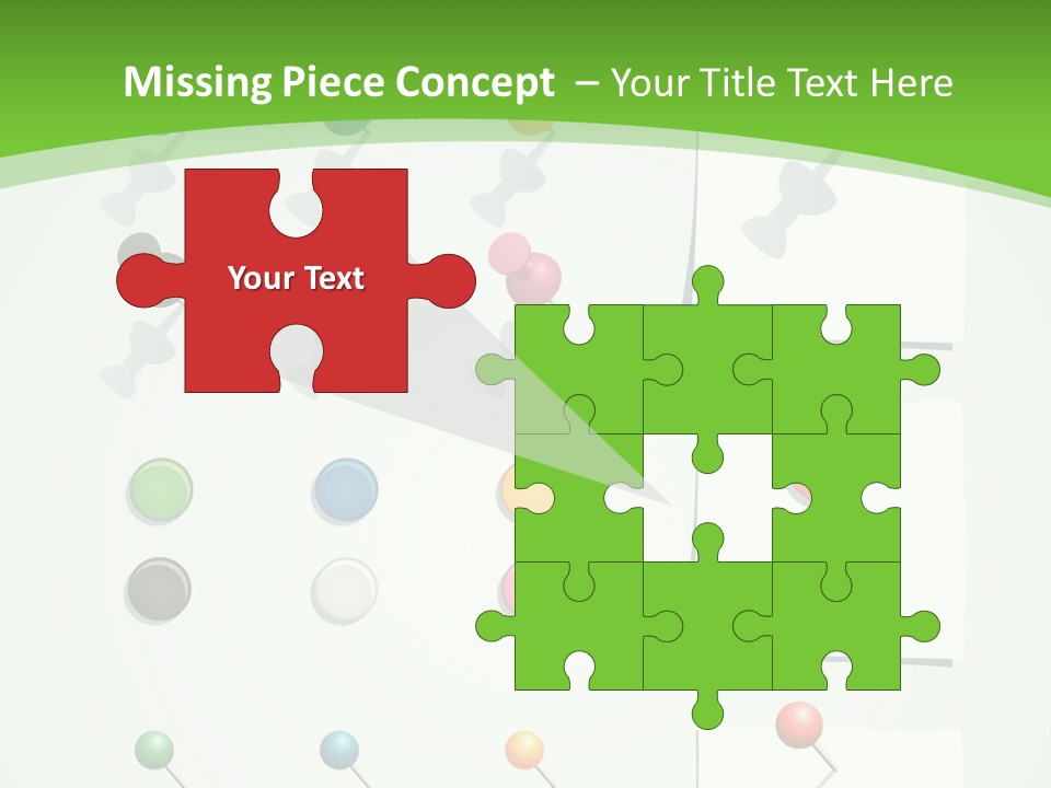 A Bunch Of Different Colored Balls On A White Surface PowerPoint Template