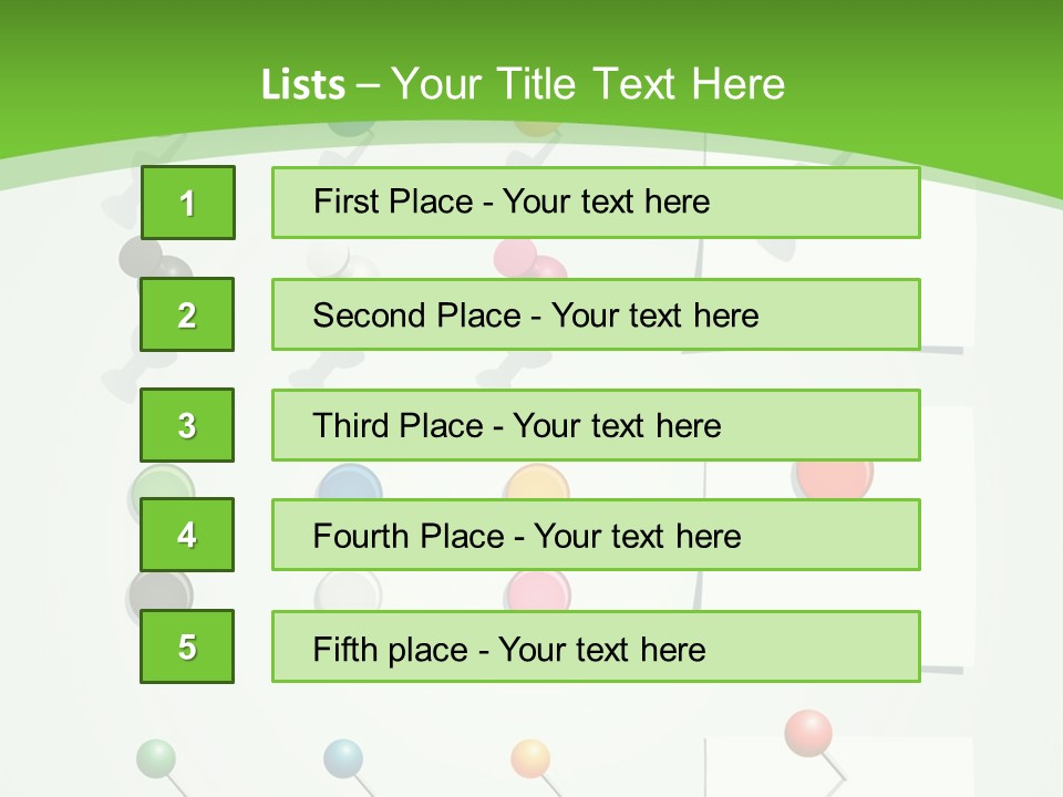 A Bunch Of Different Colored Balls On A White Surface PowerPoint Template