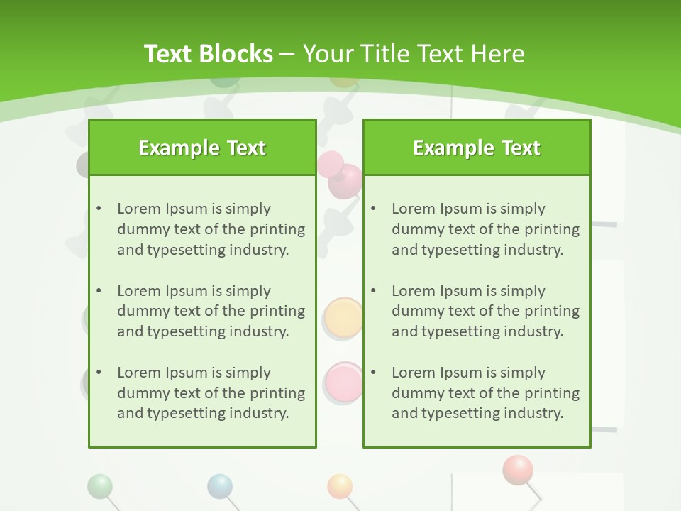 A Bunch Of Different Colored Balls On A White Surface PowerPoint Template