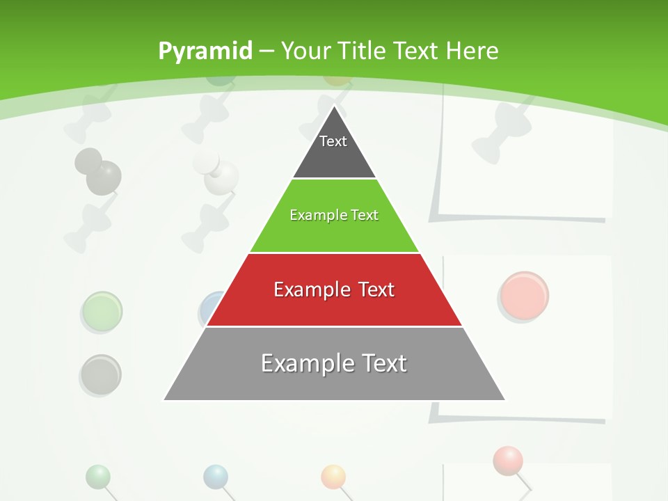 A Bunch Of Different Colored Balls On A White Surface PowerPoint Template