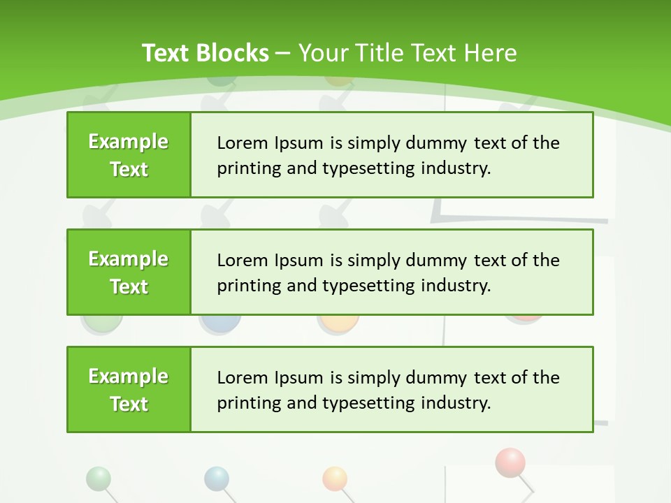 A Bunch Of Different Colored Balls On A White Surface PowerPoint Template