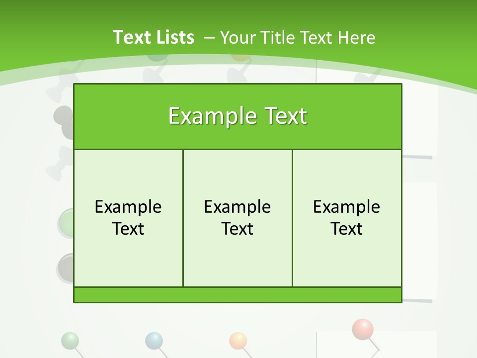 A Bunch Of Different Colored Balls On A White Surface PowerPoint Template