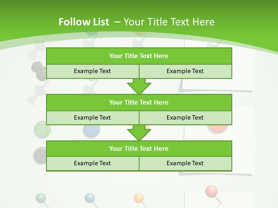 A Bunch Of Different Colored Balls On A White Surface PowerPoint Template