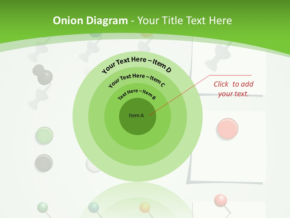 A Bunch Of Different Colored Balls On A White Surface PowerPoint Template