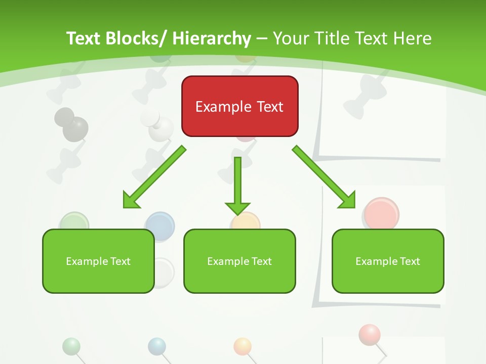 A Bunch Of Different Colored Balls On A White Surface PowerPoint Template