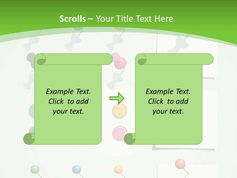 A Bunch Of Different Colored Balls On A White Surface PowerPoint Template