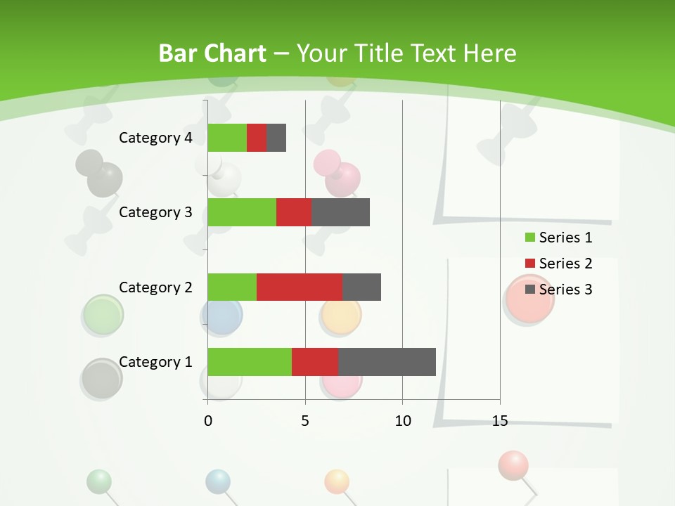 A Bunch Of Different Colored Balls On A White Surface PowerPoint Template