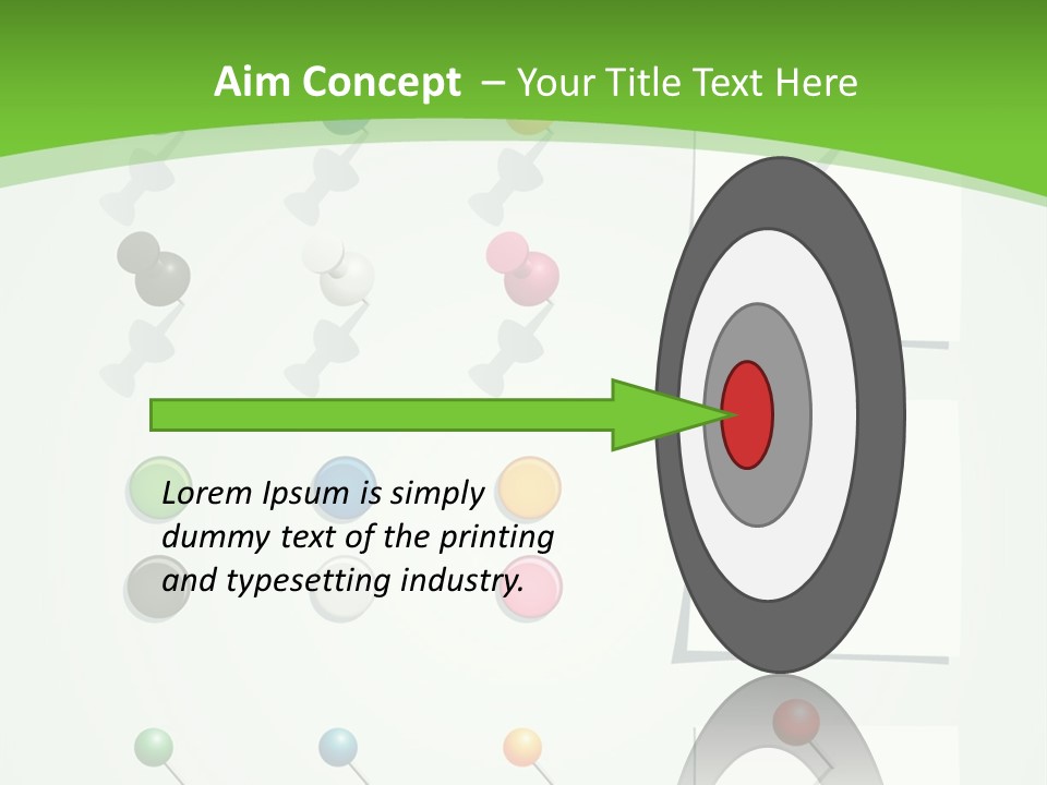 A Bunch Of Different Colored Balls On A White Surface PowerPoint Template