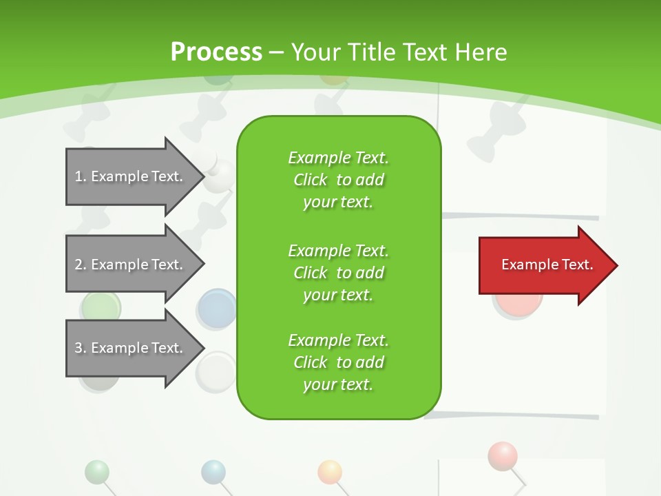A Bunch Of Different Colored Balls On A White Surface PowerPoint Template