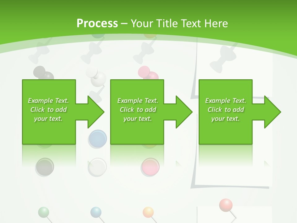 A Bunch Of Different Colored Balls On A White Surface PowerPoint Template