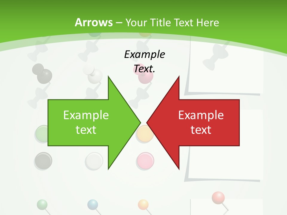 A Bunch Of Different Colored Balls On A White Surface PowerPoint Template